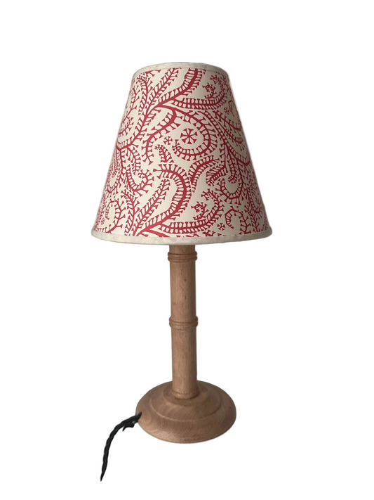 Small beechwood lamp