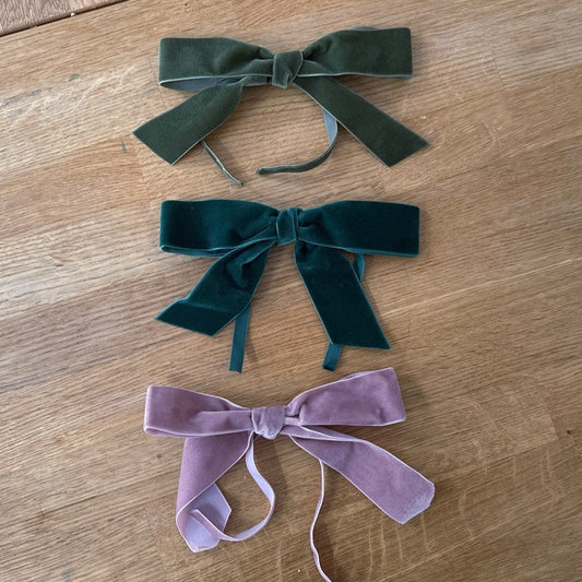 Velvet Napkin Bows (Set of 2)
